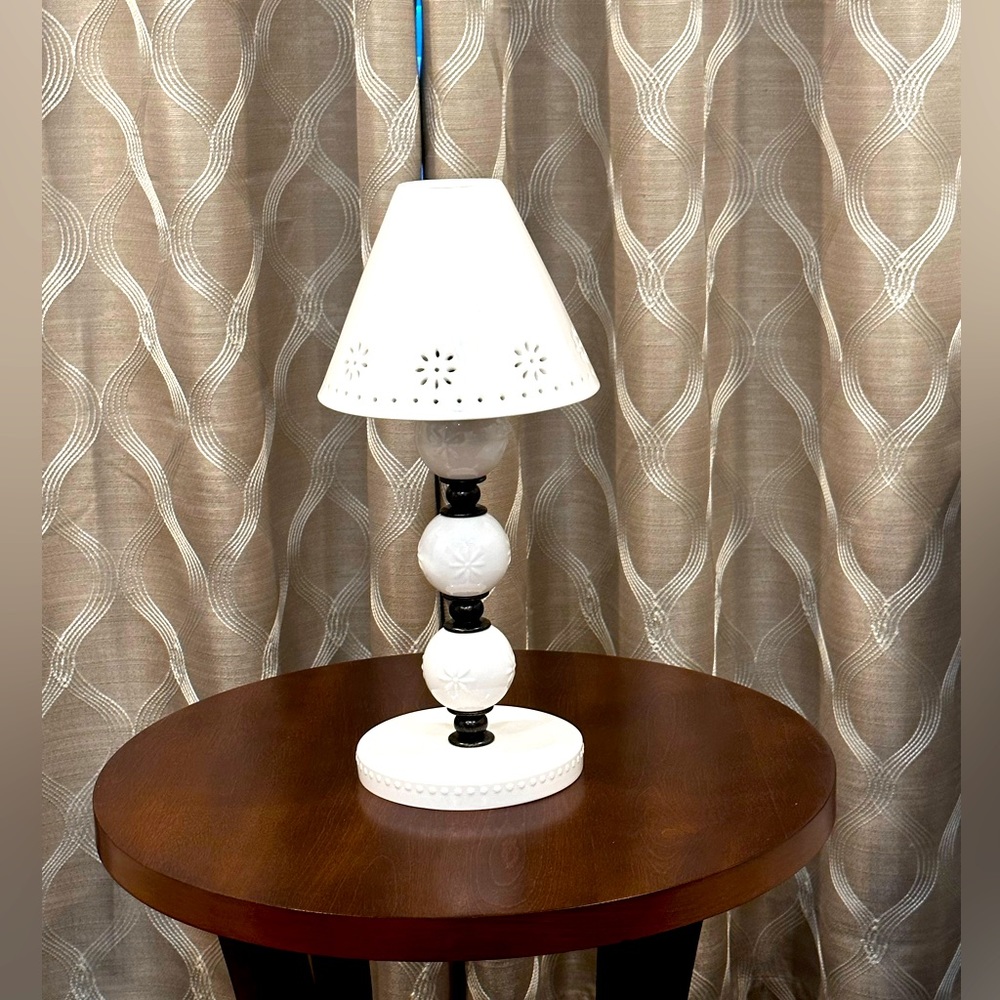 Aster Punched Tea Candle Table Lamp